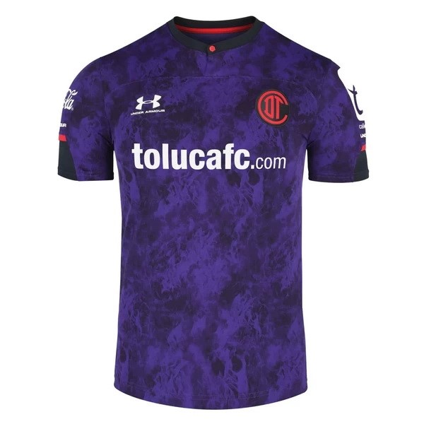 Thailande Maillot Football Deportivo Toluca Third 2021-22 Purpura